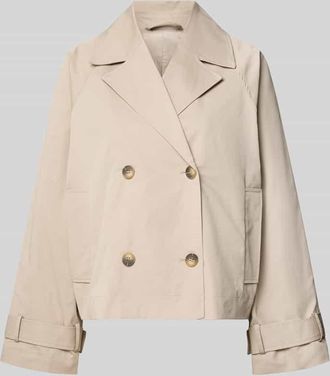 Selected Regular Fit Trenchcoat-Jacke aus Baumwoll-Mix Modell NEW CILO in Beige, Gr&ouml;&szlig;e 34