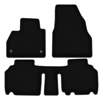 OEM Alfombrillas De Terciopelo Negro Basic Para Renault Kangoo Ii Kombivan (2013-)