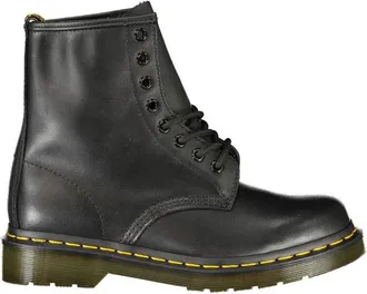 Dr. Martens Black Leather Unisex Ankle Womens Boot