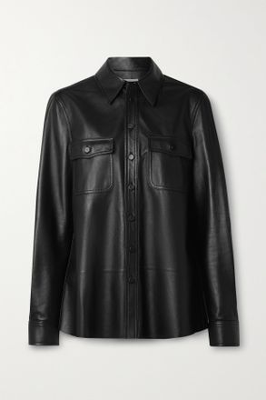 Gabriela Hearst Giacca In Pelle John Austin - Nero