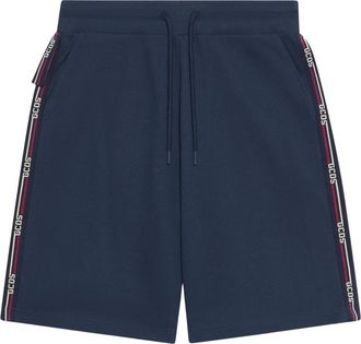 GCDS Logo Tape Sweatshorts - Heren - Korte Broeken - Blauw - XL - Katoen - Korte Broeken