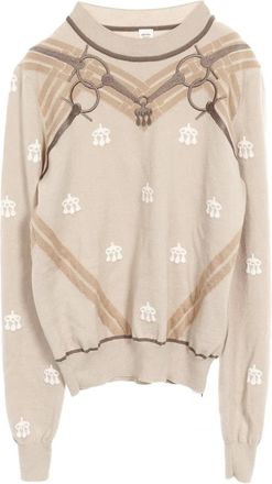 Hermès Maglione con ricamo Mors a Jouets 2010 - Toni neutri