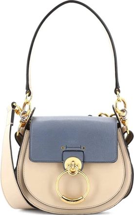 Chlo&eacute; Tess Bag Leather Small shoulder bag - Blauw