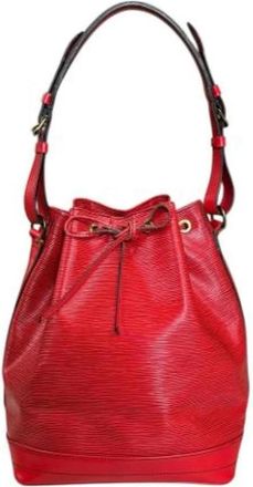 Louis Vuitton Pre-owned Bucket Bags, female, Red, Size: ONE SIZE Pre-owned Bucket Bag