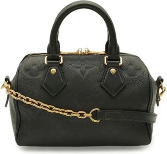 Louis Vuitton Pre-owned Schoudertas - Dames - Vintage Handtas - Zwart - ONE Size - Leer - Vintage