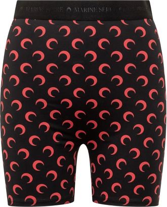 Marine Serre Moon Biker Shorts - Dames - Korte broeken - Veelkleurig - Maat: L Tweed