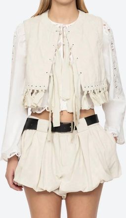 Sea New York Adele Vest In Oat