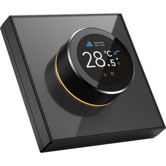 Elle Termostato Inteligente Wifi De 1,32 Pulgadas: Control Preciso De La Temperatura, 7 Luces Ambientales, Compatible Con Calefacci&oacute;n Por Agua/suelo Radian