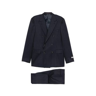 Canali Pinstripe Double-breasted Suit