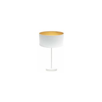 Fabrilamp Sobremesa Alto Anuska 1xe27 Blanco/blanco-oro 62x30x30 Cm