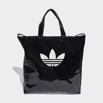adidas Sporttasche ADIDAS ORIGINALS ADICOLOR SHOPPER, Damen, schwarz, Obermaterial: 100% Polyurethan, Taschen Sporttasche