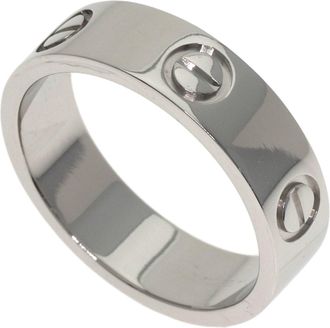 Cartier Love Platinum 950 Band Ring (Pre-Owned)