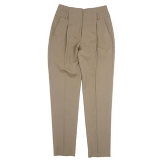 Max Mara Slim-fit Trousers, female, Beige, Size: 2XS Celtico Trousers