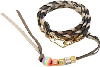 Loewe Pre-owned Accessories, female, Beige, Size: ONE SIZE Pre-owned Strap