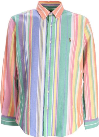 Polo Ralph Lauren striped cotton shirt - men - Cotton - S - Green