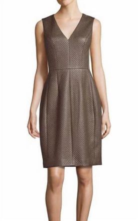 Bcbgmaxazria Livie Quilted Dress In Grey Dusk