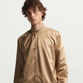 Nike Mens Nike Sportswear Club Varsity Jacket in Brown | IF0727-297