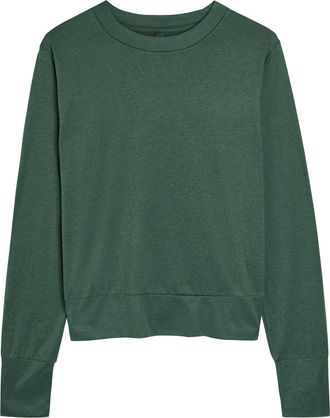 Vuori Clothing Daydream Crew-neck Stretch-jersey top - Green - S (UK8-10 / S)