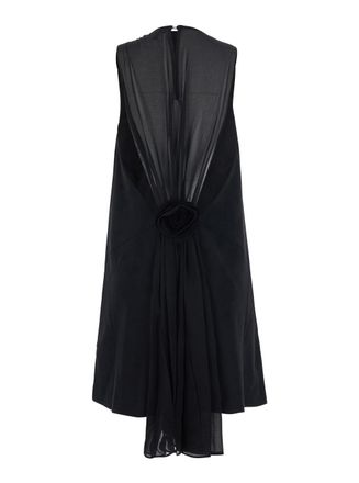 Rotate Recycled Polyester A-Line Dress - Black