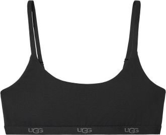 UGG Bralette UGG Estella Bralette, Damen, Gr. XS, N-Gr, schwarz, Jersey, Obermaterial: 90% Viskose (LENZING ECOVERO), 10% Elasthan, unifarben, k&ouml;rpernah, 