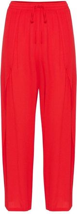 Cream Pantaloni larghi - - Trousers - Donna - Rosso - 3XL