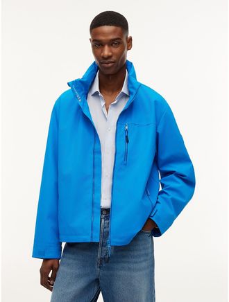 Tommy Hilfiger Mens Water-Repellent Regatta Jacket - Liberty Blue - XXL