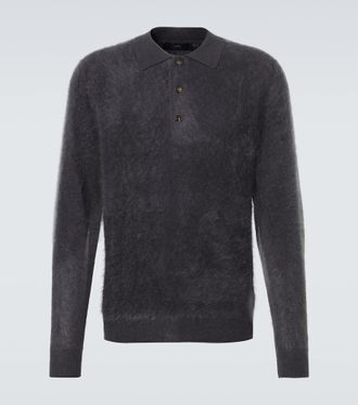arch4 Mr Oliver cashmere polo sweater