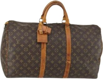 Louis Vuitton Pre-owned Weekend Bags, female, Brown, Size: ONE SIZE Pre-owned Weekend Bag
