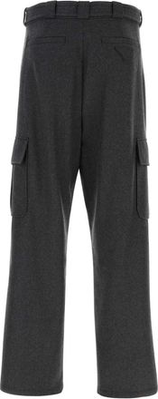 Prada Wool Cargo Cargo Pants - Gray