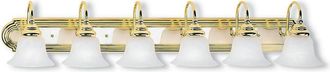 Livex Lighting Livex Belmont 6-Light Pb & Polished Chrome Bath-Light