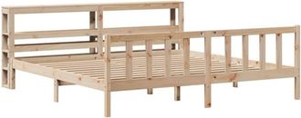 vidaXL Bed Frame without Mattress 200x200 cm Solid Wood Pine Vidaxl