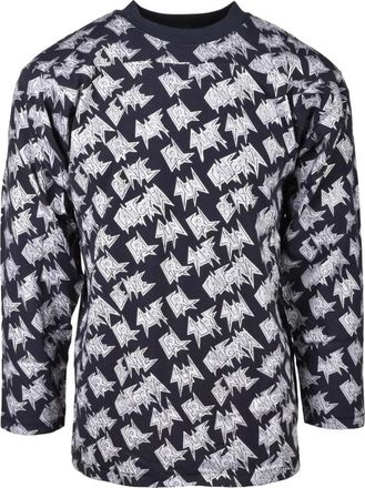 ERL Katoenen T-shirt - Heren - Longsleeves - Zwart - S - Katoen - Tops