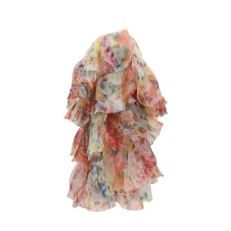 Zimmermann Luna Fanned Maxi Dress - female - Zimmermann - Party Dresses - Multicolor - XS - Dresses