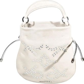Orciani B02233 Schoudertas - Dames - Handtassen - Wit - ONE Size - Leer - Tassen