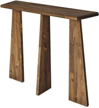 Dmora Dmora - Consola Dflamign, Mesa Multiusos, Gabinete De Soporte, Escritorio De Pasillo, 100x28h83 Cm, Nuez