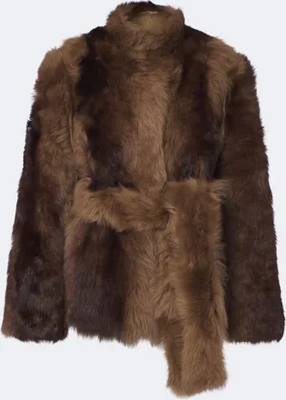 Nour Hammour Elsa shearling jacket