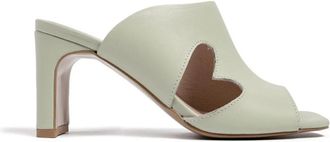 L37 Chique Zomersandalen - Dames - Muiltjes - Groen - 37 EU - Schoenen