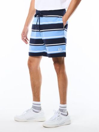 Sergio Tacchini Strisce Stripe Short in Maritime Blue at Nordstrom, Size Xxx-Large