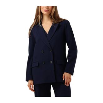 Notre-V Jassen, Dames, Blauw, L, Elegante Navy Blazer