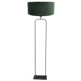 Steinhauer L&aacute;mpara De Pie - Negro - Stang - Metal Velours Tejido - L&aacute;mpara