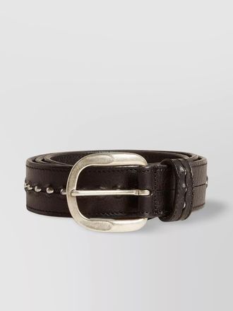Golden Goose leather studded belt