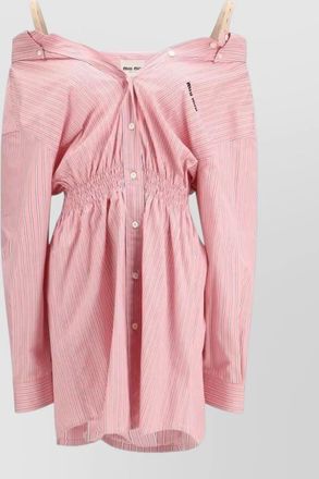 Miu Miu cotton mini dress