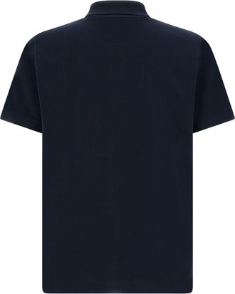 Fendi Mens Blue Cotton Polo Shirt