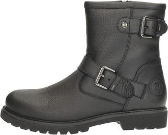 Panama Jack Felina Igloo B18 Enkelboot - Dames - Enkellaarsjes - Zwart - 37 EU - Leer - Schoenen