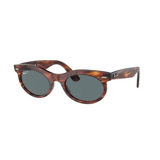 Ray-Ban Wayfarer Oval - unisex - Zonnebrillen - Bruin - 50 MM - Accessoires