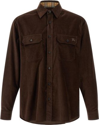 Burberry Dark Brown Regular Shirt