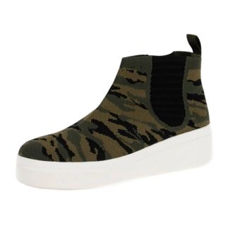 Yellow Box Womens Eagon Platform High Top Sneakers In Camo