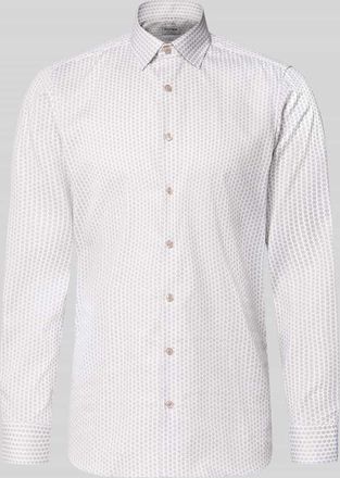 Olymp Level 5 Slim Fit Businesshemd aus Baumwoll-Mix mit Kentkragen in Sand, Gr&ouml;&szlig;e 38