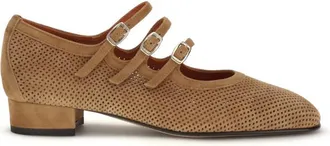 Carel Brown Suede Ballet Flats