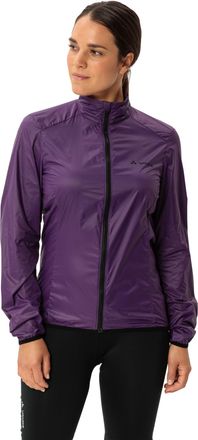 Vaude Fahrradjacke VAUDE WOMENS MATERA AIR JACKET, Damen, Gr. 36, lila (eggplant), Obermaterial: 100% Polyamid, slim fit, ohne Ausschnitt, B&uuml;ndchen, Jacken 